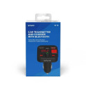 Savio TR-15 Transmiter FM z Bluetooth 87.6 - 107.9 MHz Bluetooth/USB Black