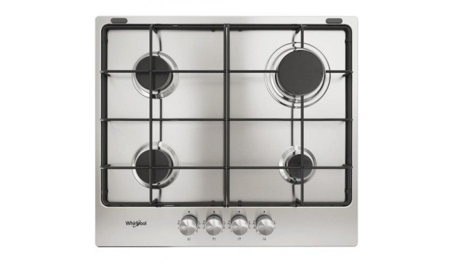 Whirlpool TGML 650 IX Stainless steel Built-in 58 cm Gas 4 zone(s)