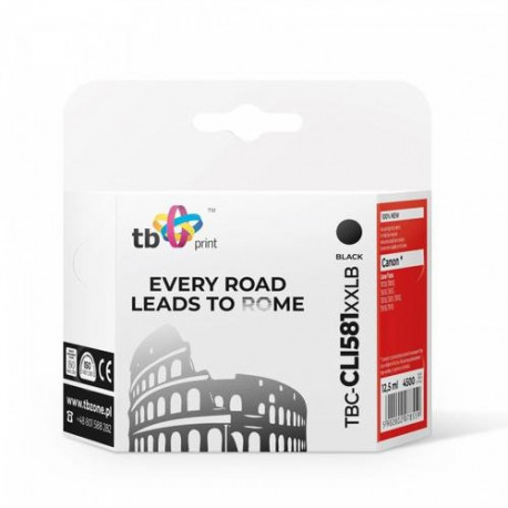 TB Print TBC-CLI581XXLB ink cartridge 1 pc(s) Compatible Black