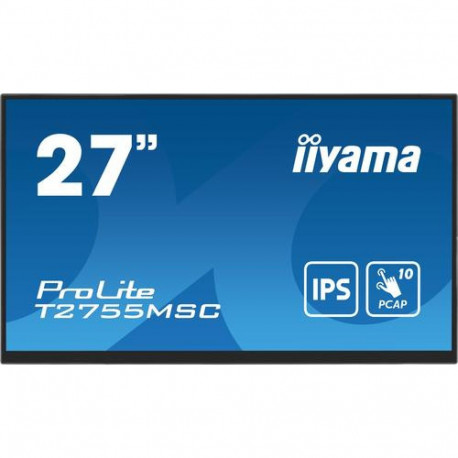 iiyama ProLite T2755MSC-B1 computer monitor 68.6 cm (27") 1920 x 1080 pixels Full HD LED Touchs