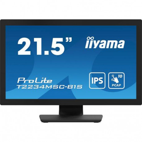 iiyama ProLite T2234MSC-B1S computer monitor 54.6 cm (21.5") 1920 x 1080 pixels Full HD Tou