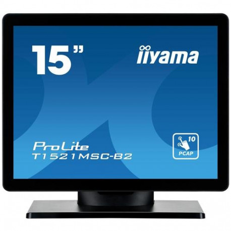 iiyama ProLite T1521MSC-B2 computer monitor 38.1 cm (15") 1024 x 768 pixels XGA LED Touchscreen