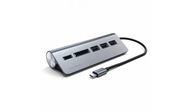 Satechi ST-TCHCRM laptop dock/port replicator USB 3.2 Gen 1 (3.1 Gen 1) Type-C Grey