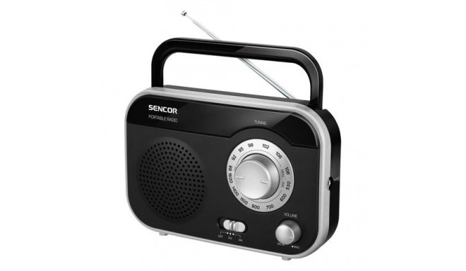 Sencor SRD 210 BS radio Personal Analog Black, Grey, Metallic