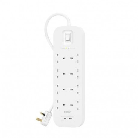 Belkin Connect White 8 AC outlet(s) 2 m