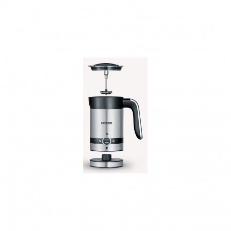 Severin SM 3584 milk frother/warmer Automatic Black, Stainless steel