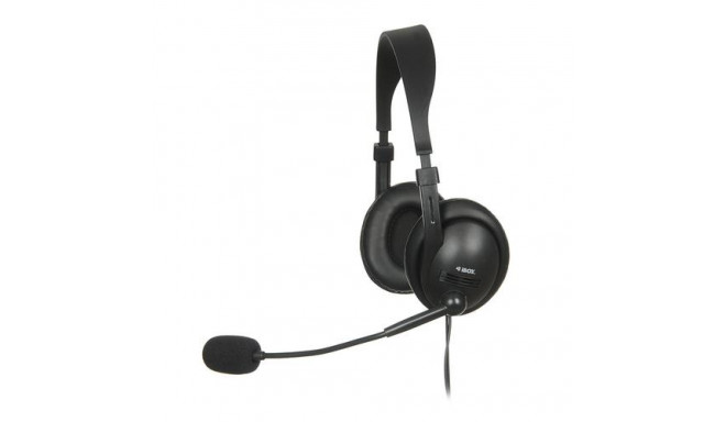 iBox W1MV Headset Wired Head-band Office/Call center Black
