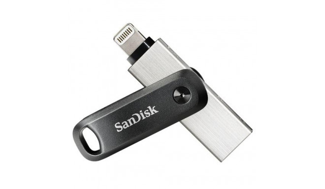 SanDisk SDIX60N-256G-GN6NE USB flash drive 256 GB 3.2 Gen 1 (3.1 Gen 1) Grey, Silver