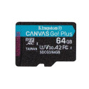Kingston Technology Canvas Go! Plus 64GB microSDXC Canvas Go Plus 170R A2 U3 V30 Card + ADP