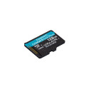 Kingston Technology 128GB microSDXC Canvas Go Plus Gen4 200MB/s A2 U3 V30 Card + Adapter