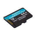 Kingston Technology Canvas Go! Plus 64GB microSDXC Canvas Go Plus 170R A2 U3 V30 Card + ADP