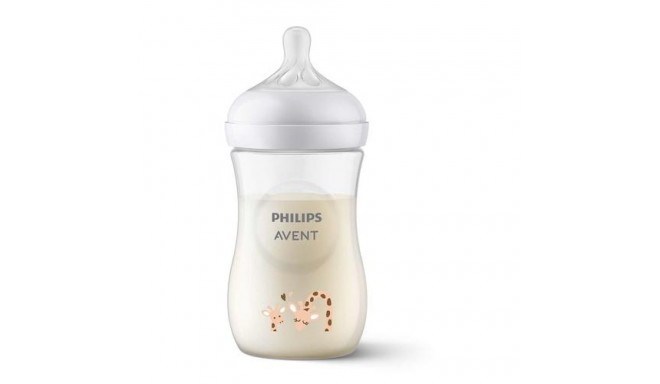 Philips AVENT Natural Response SCY903/66 Bottle 260ml, flow 3 teat, giraffe deco, 1 piece