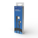 Savio CL-161 dwustronny kabel USB- micro USB, 1m, ktowy, oplot USB cable USB 2.0 USB A Micro-USB A B