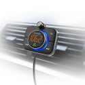 Savio TR-14 Transmiter FM z Bluetooth i ładowarką PD 87.6 - 107.9 MHz Bluetooth/USB Black