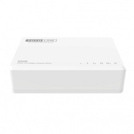 TOTOLINK S505-V5 network switch Unmanaged Fast Ethernet (10/100) White