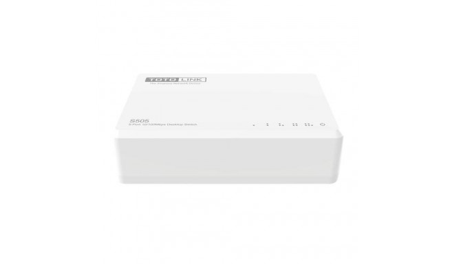 TOTOLINK S505-V5 network switch Unmanaged Fast Ethernet (10/100) White