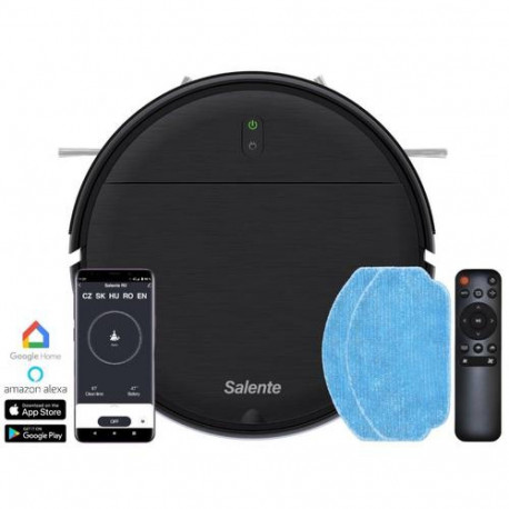 Salente RTXR2 robot vacuum 0.25 L Bagless Black