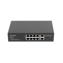Lanberg RSFE-8P-2GE-120 network switch Unmanaged Gigabit Ethernet (10/100/1000) Power over Ethernet 