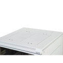 Triton 19" Delta S rack 37U/600x600, glass grey Freestanding rack