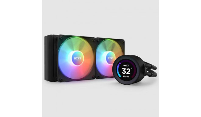 NZXT Kraken Elite 240 RGB Processor All-in-one liquid cooler 12 cm Black 1 pc(s)