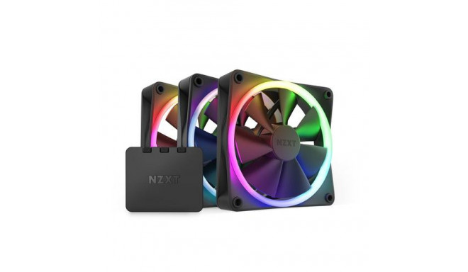 NZXT F120 RGB Triple Pack Computer case Fan 12 cm Black 3 pc(s)