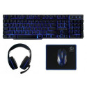 Rebeltec SHERMAN keyboard Mouse included Gaming USB QWERTY English Black
