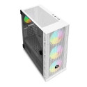 Savio Raptor White X1 ARGB Glass/Mesh White Computer Case Midi Tower