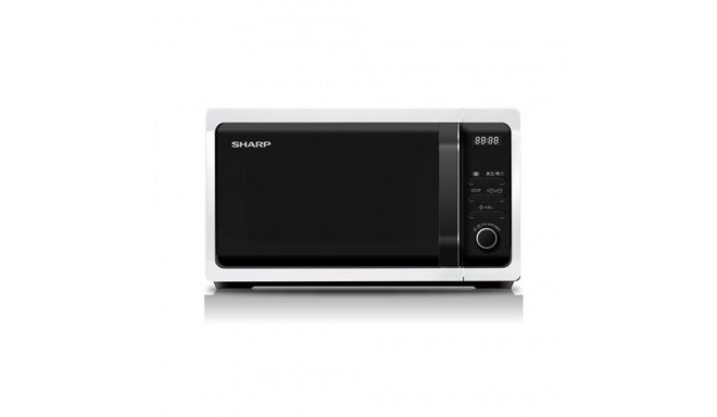 Sharp Home Appliances R-243W microwave White Solo microwave Countertop 20 L 800 W