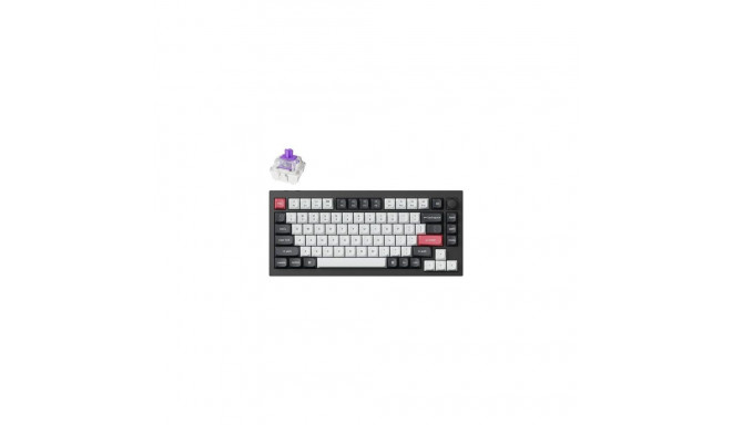 Keychron Q1 HE keyboard Universal USB + RF Wireless + Bluetooth Black, Grey