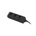 Lanberg PS0-03E-0150-BK power extension 1.5 m 3 AC outlet(s) Indoor Black