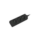 Lanberg PS0-03E-0150-BK power extension 1.5 m 3 AC outlet(s) Indoor Black