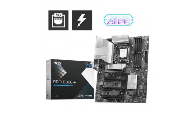MSI PRO B860-P motherboard Intel B860 LGA 1851 (Socket V1) ATX