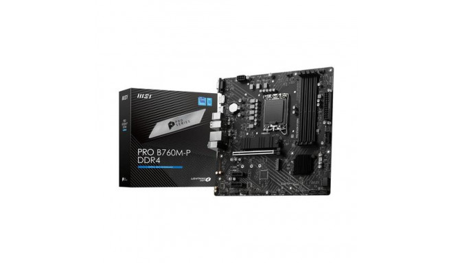 MSI PRO B760M-P DDR4 motherboard Intel B760 LGA 1700 micro ATX