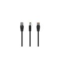 Gembird Patch Cord Cat.5e UTP 10m networking cable Black Cat5e U/UTP (UTP)