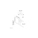 Neomounts PLASMA-C100 Monitor/TV mount ceiling 37-75&quot; - h 67-107 cm