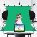 Puluz PKT5205 photo backdrop Fabric, Metal Monochromatic Blue, Green, Red