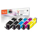 Peach PI100-356 ink cartridge 5 pc(s) Compatible Standard Yield Black, Cyan, Magenta, Yellow