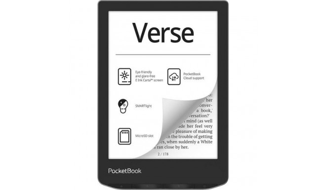 PocketBook Verse e-book reader 8 GB Wi-Fi Grey