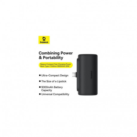 Baseus Compact 5000 mAh Black
