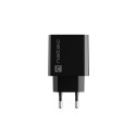 NATEC RIBERA Universal Black AC Fast charging Indoor