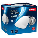 Activejet Classic single wall lamp NIKITA nickel E27 for the living room