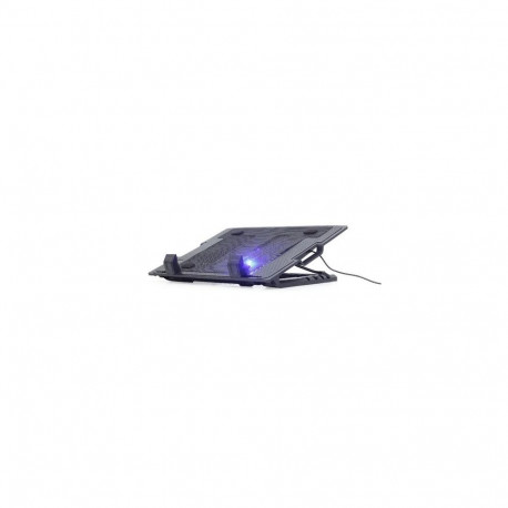 Gembird laptop cooling pad NBS-1F17T-01 17", black