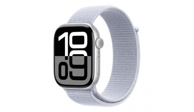 Apple Watch Series 10 OLED 46 mm Digital 416 x 496 pixels Touchscreen Silver Wi-Fi GPS (satellite)