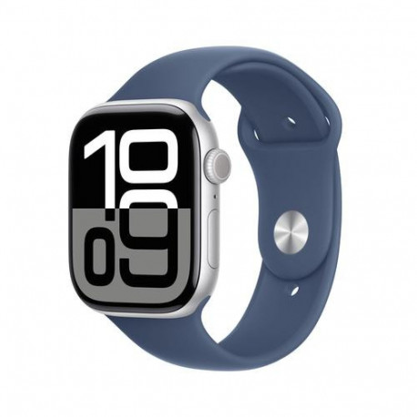 Apple Watch Series 10 OLED 46 mm Digital 416 x 496 pixels Touchscreen Silver Wi-Fi GPS (satellite)
