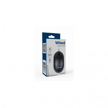 Gembird MUS-U-01 mouse Ambidextrous USB Type-A Optical 1000 DPI