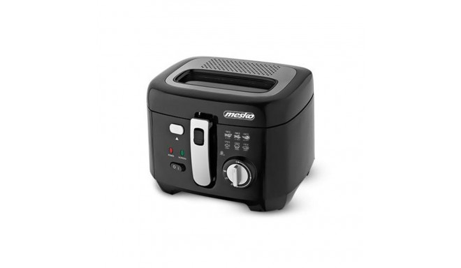 Mesko Home MS 4908 fryer Single 2.5 L Stand-alone 1800 W Deep fryer Black, Grey