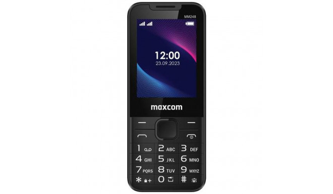 MaxCom Classic MM248 4G 6.1 cm (2.4&quot;) 82.3 g Black Feature phone