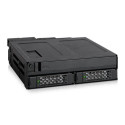 Icy Dock MB602SPO-B drive bay panel Black