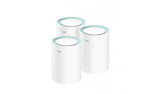 Cudy M1300 3-PACK mesh wi-fi system Dual-band (2.4 GHz / 5 GHz) Wi-Fi 5 (802.11ac) White 1 Internal