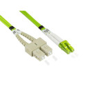Alcasa LW-802LS5 InfiniBand/fibre optic cable 2 m 2x LC 2x SC Green